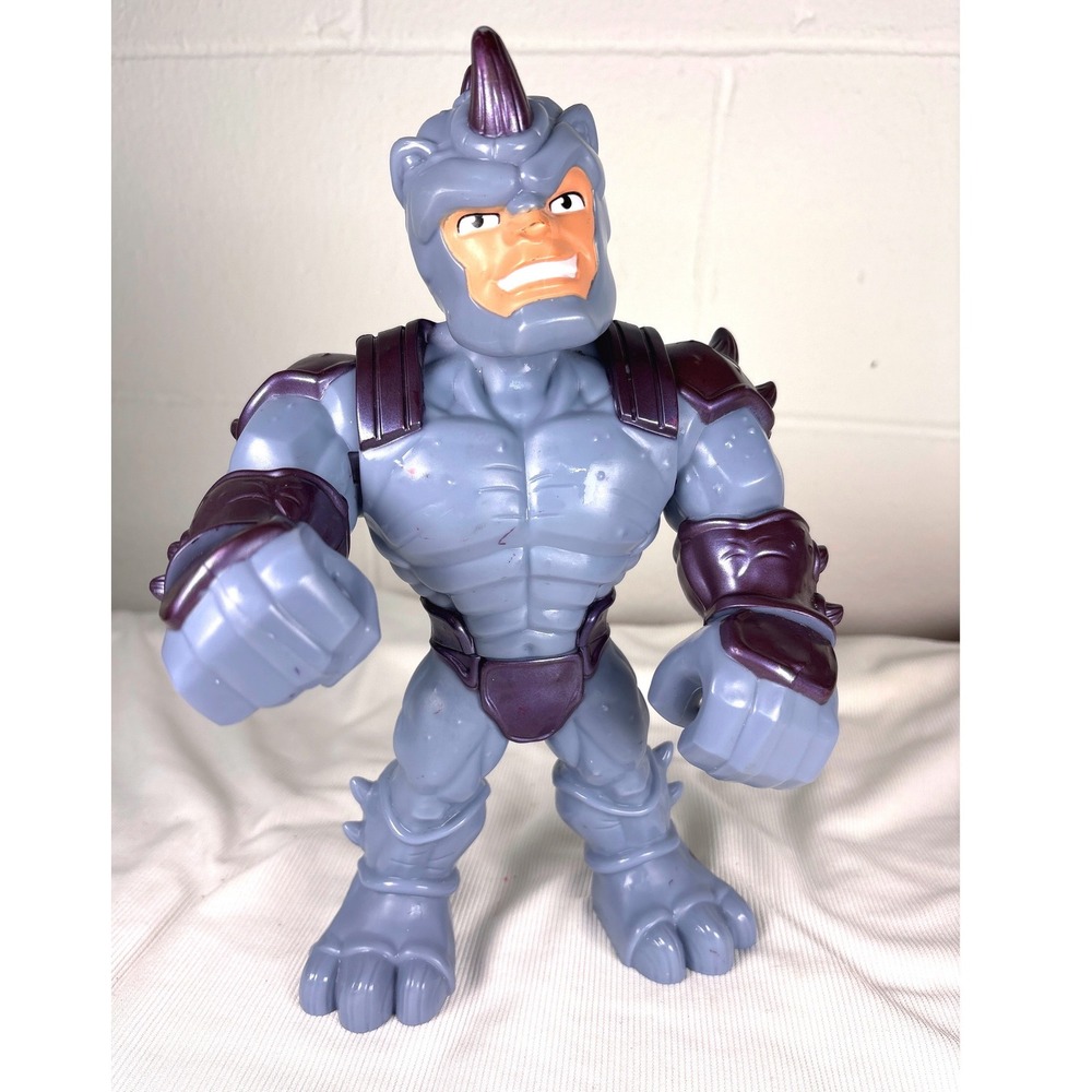Marvel Super Hero Adventures Rhino Action Figure Playskool Grey Purple Villain